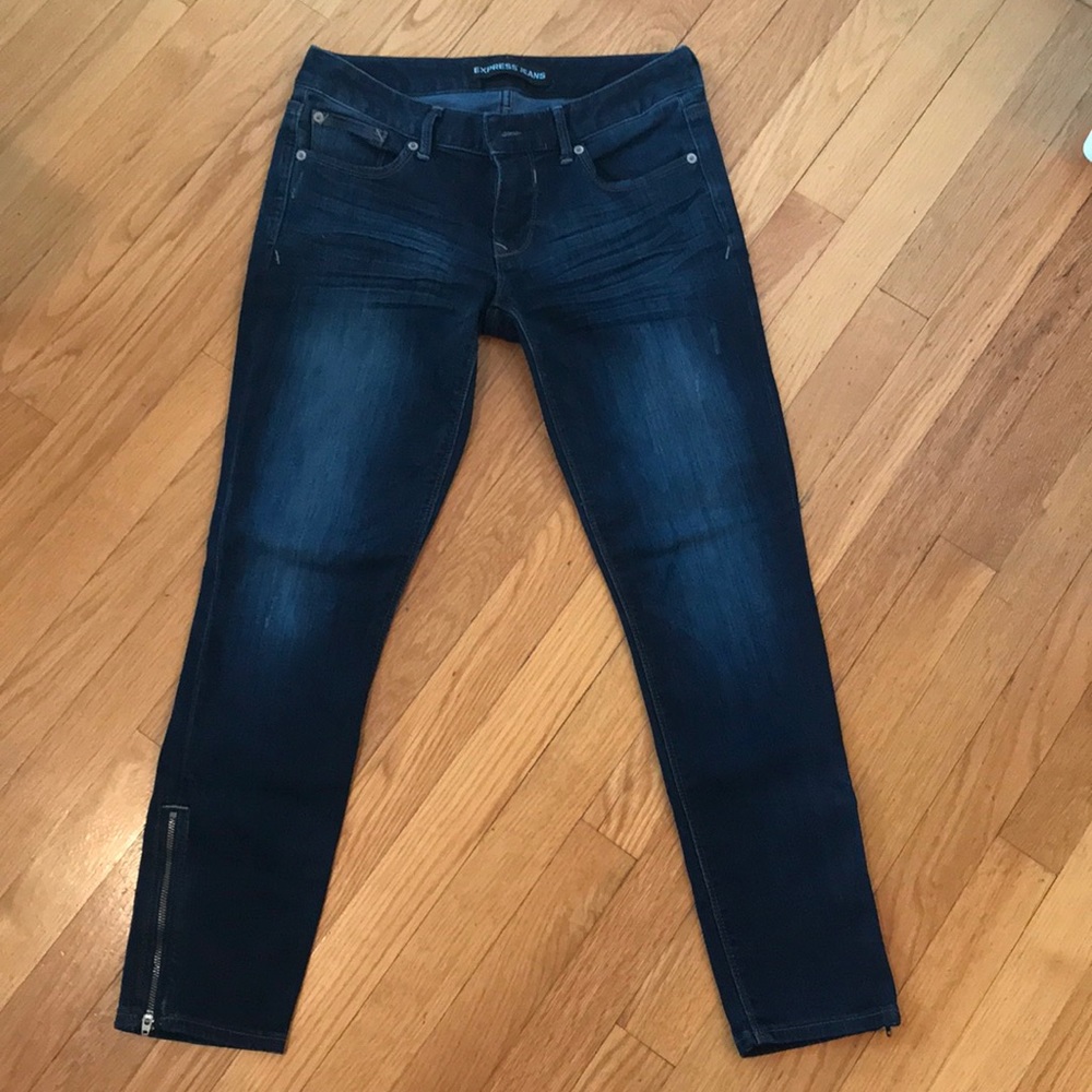 Express skinny ankle stretch jeans 4R